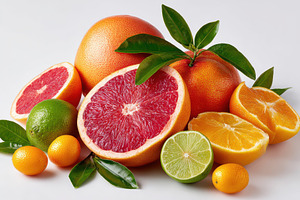 Juicy Citrus Fruits Fresh Grapefruit, a Photo by Pixeness Studio