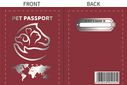Stylish Editable Pet Passport Design, a Print Template by Illustrations By Azmira (Thumbnail 2 of 7)