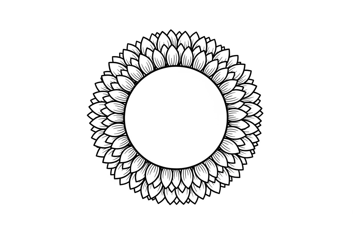 Floral Mandala Circle Frame Bundle, an Illustration by Gaye Art (Photo 38 of 51)