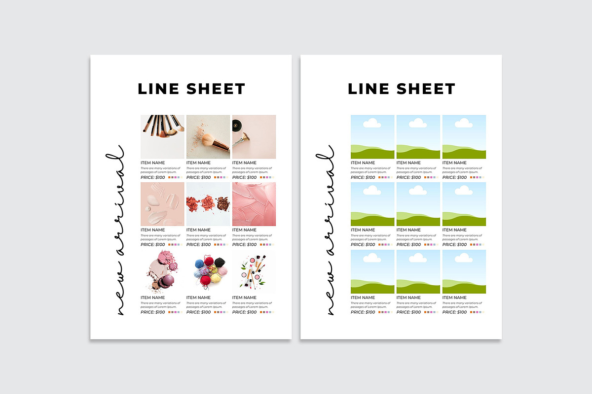 Wholesale Catalog/Line Sheet Canva, a Stationery Template by Graphic Fabrica (Photo 7 of 9)
