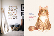 Kids Animal Alphabet and Letter Card, an Animal Illustration by Julia M. Watercolor (Thumbnail 6 of 10)
