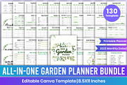 2025 Garden Planner Bundle Canva Kdp, a Stationery Template by Mustafiz (Thumbnail 1 of 7)
