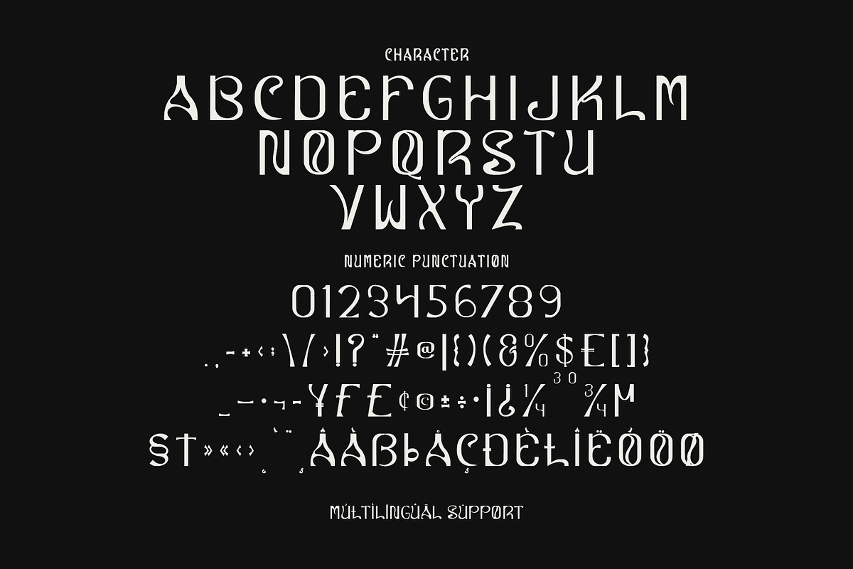 Sunomresub Modern Blackletter Font, a Blackletter Font by Maulana Creative (Photo 5 of 7)
