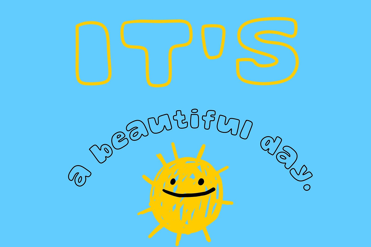 HEY an outline bubble font, a Handwritten Font by Eryn Rose Design (Photo 3 of 18)