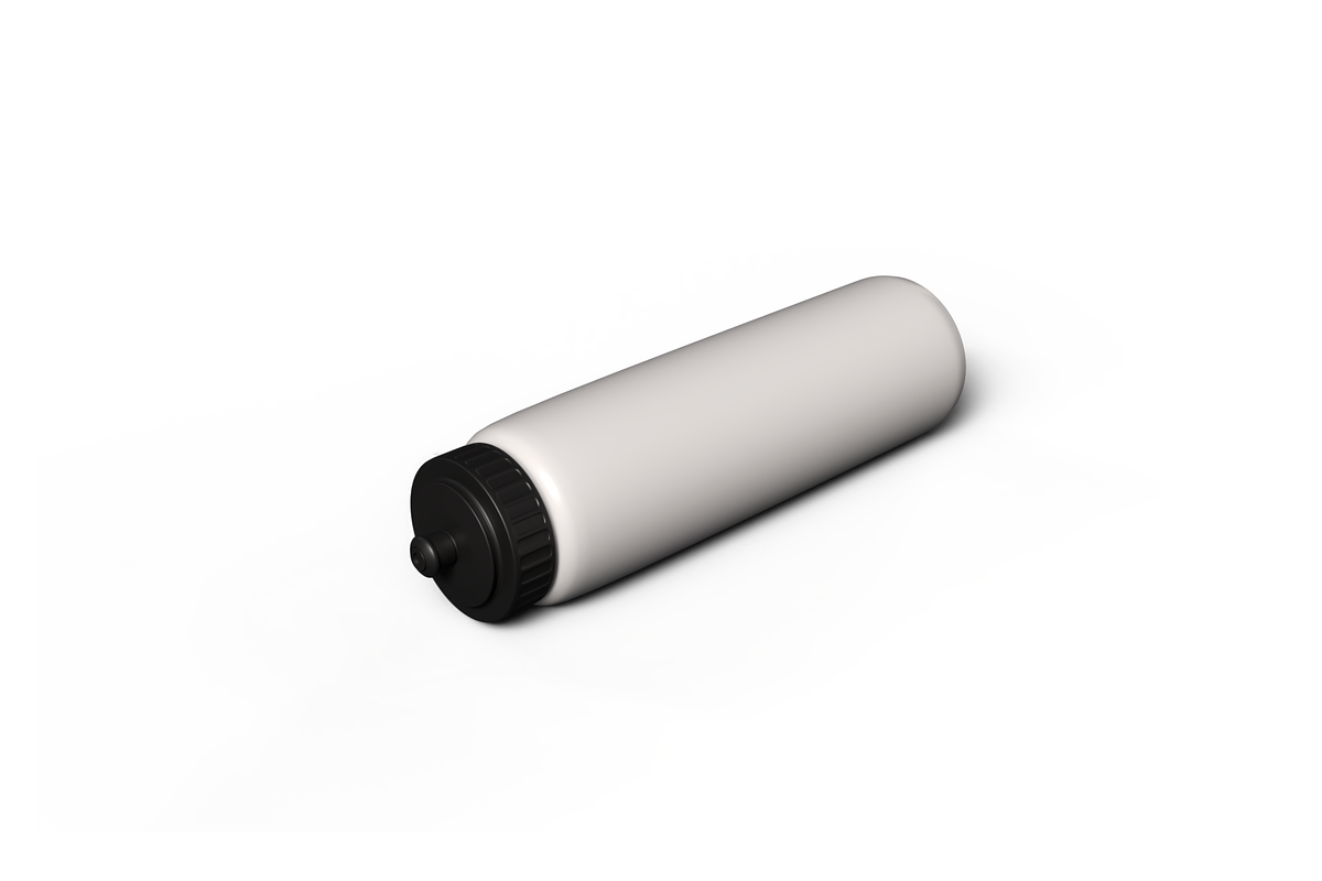 Sport Plastic Bottle 3D Model, an Object 3D Model by Casa Mandarina (Photo 3 of 6)