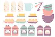 Vintage Baking Clipart & Vectors, an Illustration by Amanda Ilkov (Thumbnail 4 of 4)