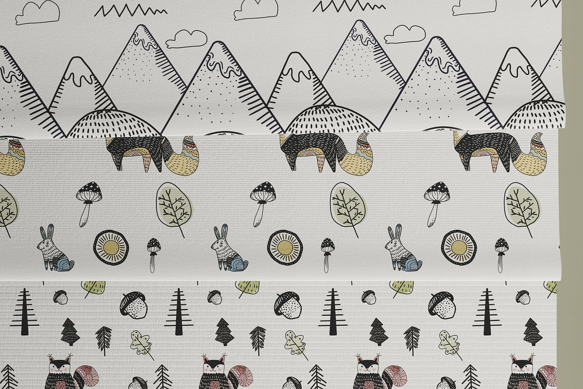 Scandinavian mysterious forest, a Pattern Graphic by Lineli (Photo 7 of 13)
