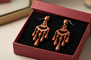 Chandelier Earring Laser Cut Design, an Object Graphic by Amazin_art (Thumbnail 1 of 5)