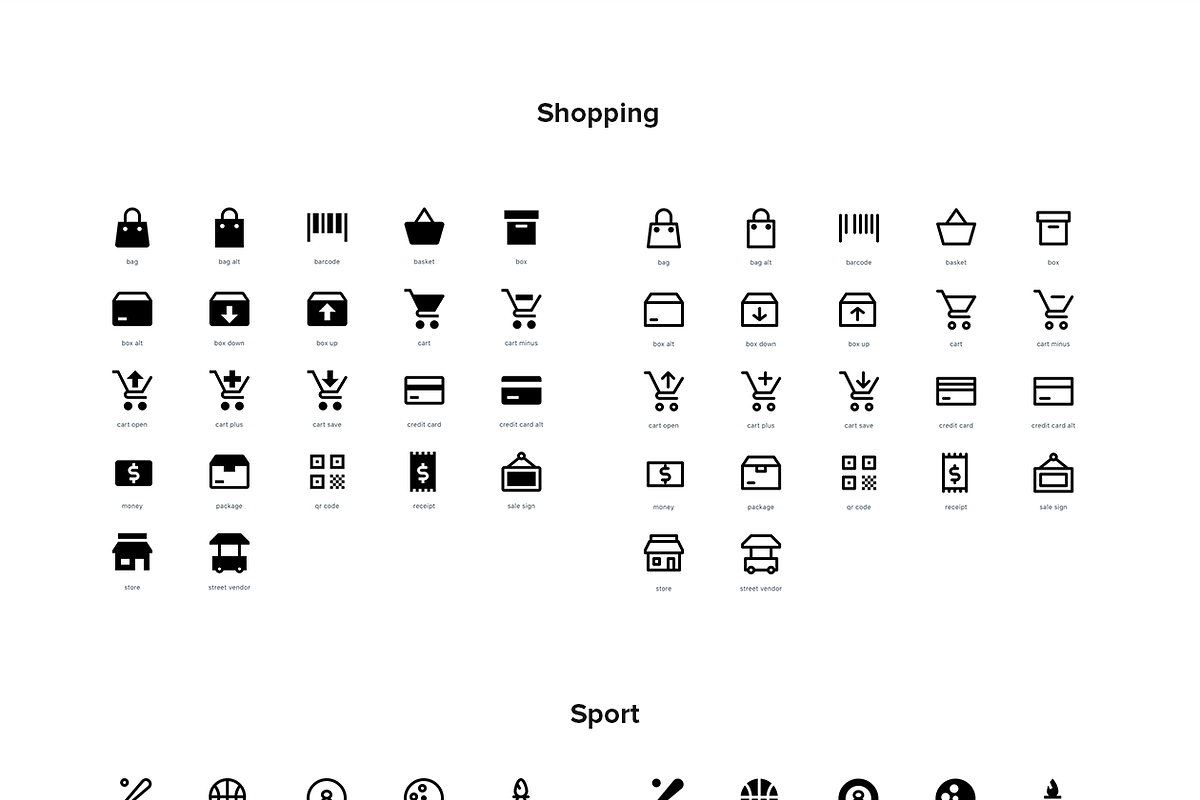 2,500 Line and Solid Icons, a Solid Icon by Icon54 (Photo 14 of 18)
