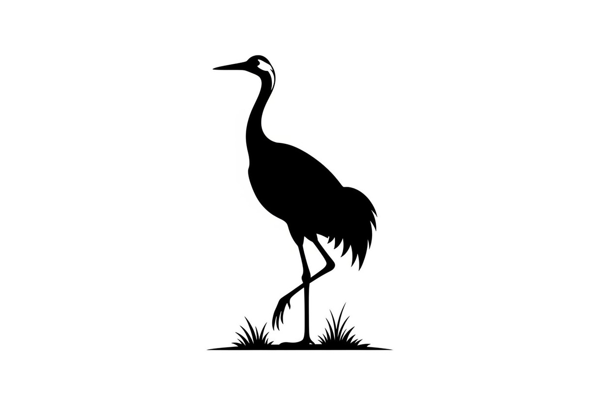 50 Heron Crane Silhouette Bundle, an Illustration by Amazin_art (Photo 34 of 39)