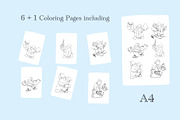 Winter Snowmen Coloring Pages, an Illustration by sheincar (Thumbnail 2 of 2)