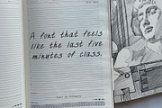 Organic Sans Serif Hand Written Font, a Handwritten Font by Artemsky (Thumbnail 2 of 10)