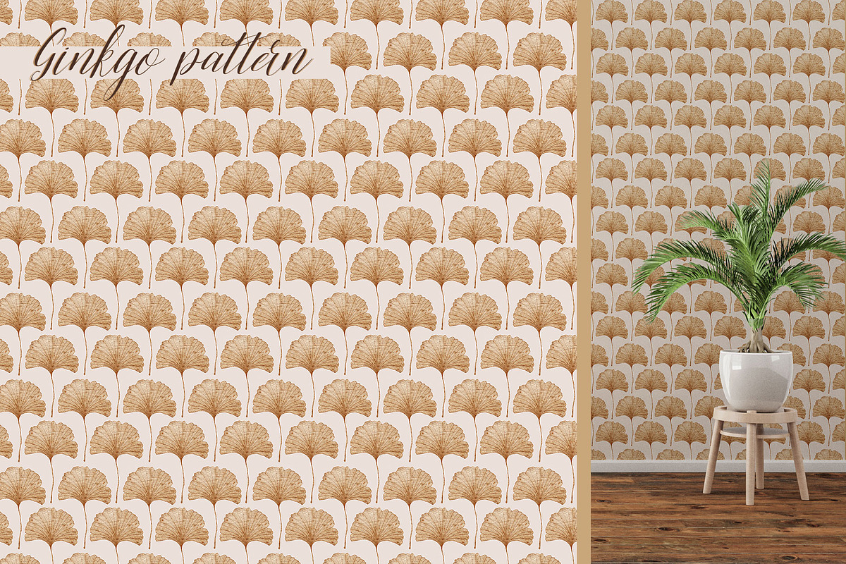 Pastel Autumn Pattern + Elements, a Pattern Graphic by OkPen (Photo 6 of 12)