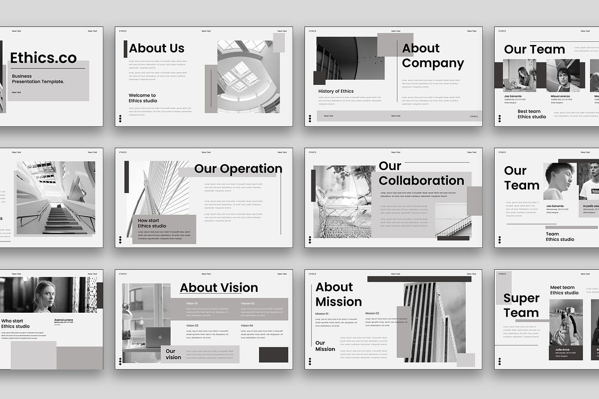 ETHICS - PowerPoint Template, a Presentation Template by kreatifreya ...