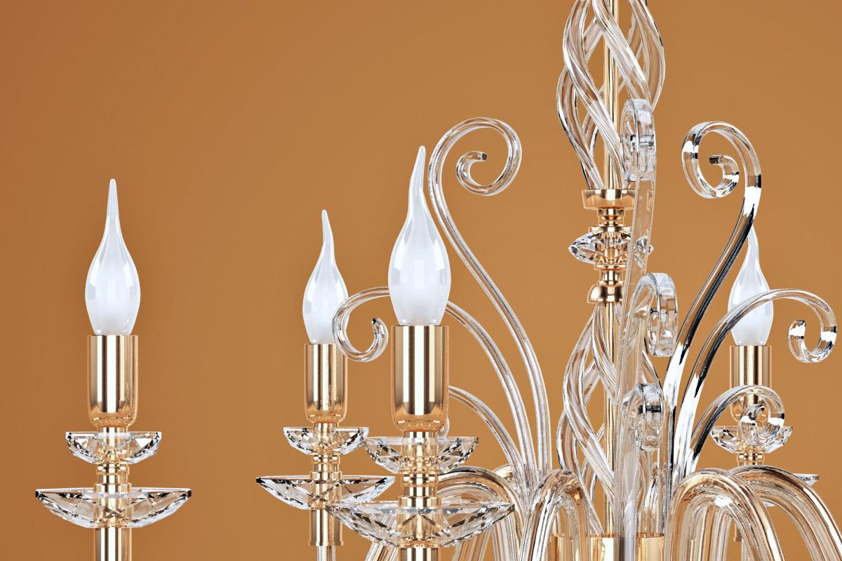 Euroluce Lampadari Alicante L6L, a Furniture 3D Model by Markelos (Photo 3 of 10)