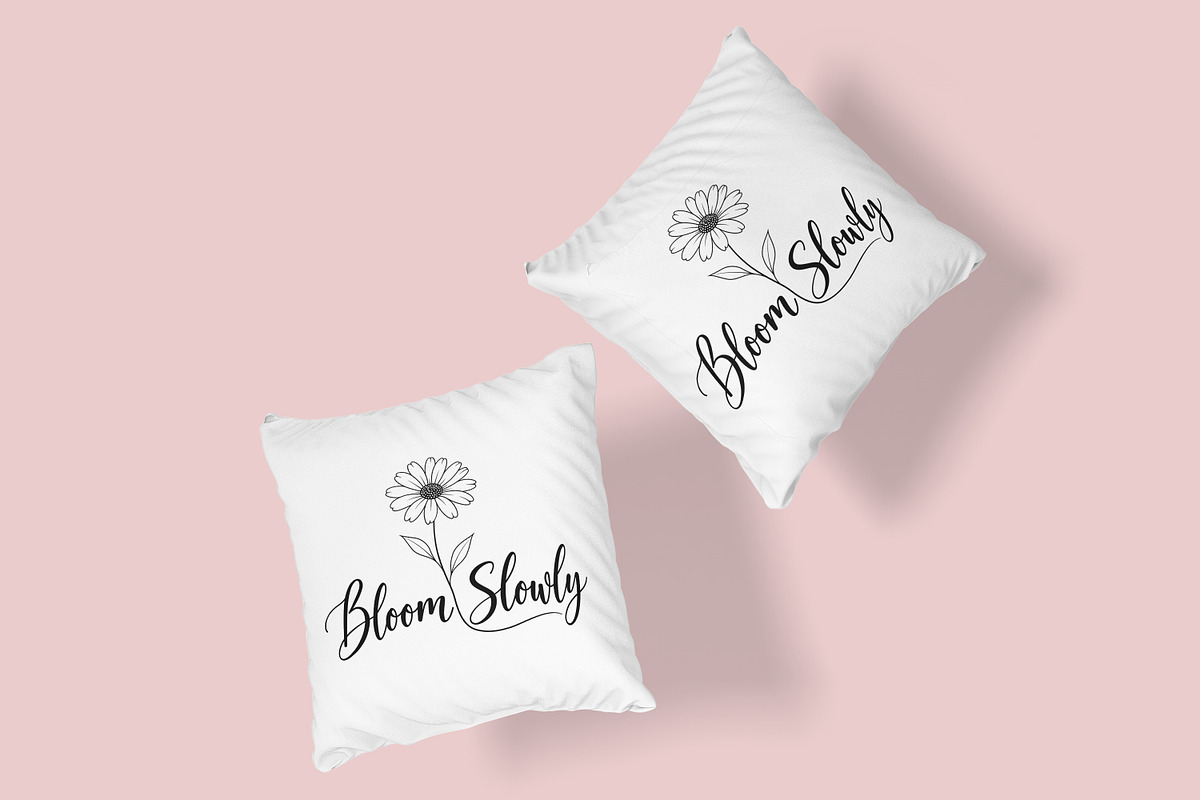 Bloom Slowly Floral Line Art, a Decorative Illustration by Ghagra (Photo 5 of 7)