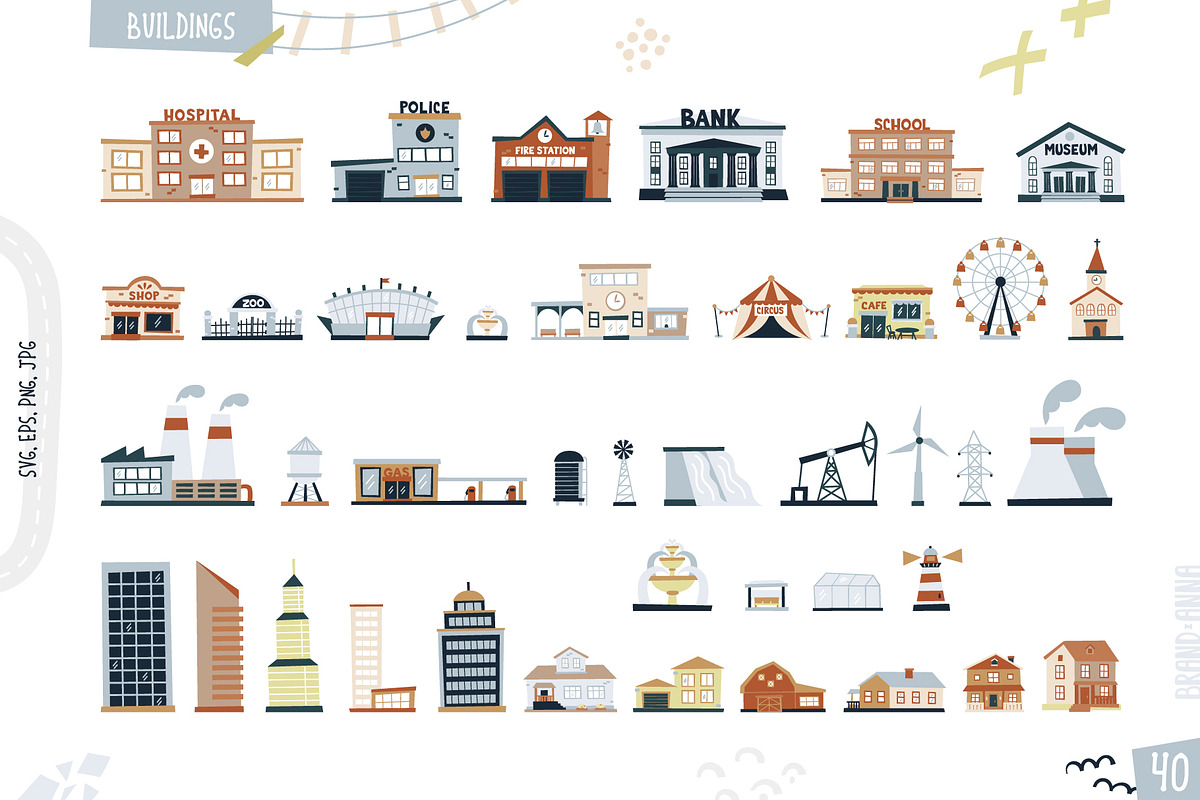 Map Creator Vector Bundle, an Animal Illustration by Brandianna (Photo 7 of 16)