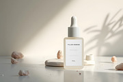 Serum Frosted Glass Bottle Mockup, a Packaging Mockup by Reverie Mockups (Thumbnail 4 of 5)