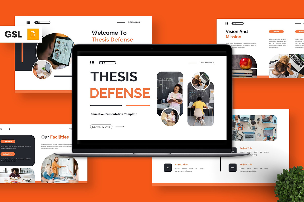 Thesis Defense - Education GSL, a Presentation Template by Deepslide Studio (Photo 1 of 6)