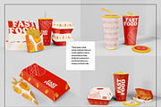 Fast Food Packaging Mockup Set, a Packaging Mockup by Mego-studio (Thumbnail 5 of 8)
