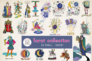 Tarot Celestial Collection PNG