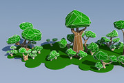 Trees and Bushes Pack - 02, an Environmental 3D Model by Saintpix (Thumbnail 3 of 26)