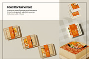 Food Container Packaging Mockup Set, a Cups & Container Mockup by Mego-studio (Thumbnail 3 of 10)