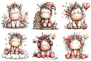 Whimsical Unicorn Clipart, an Illustration by Design Market (Thumbnail 4 of 5)
