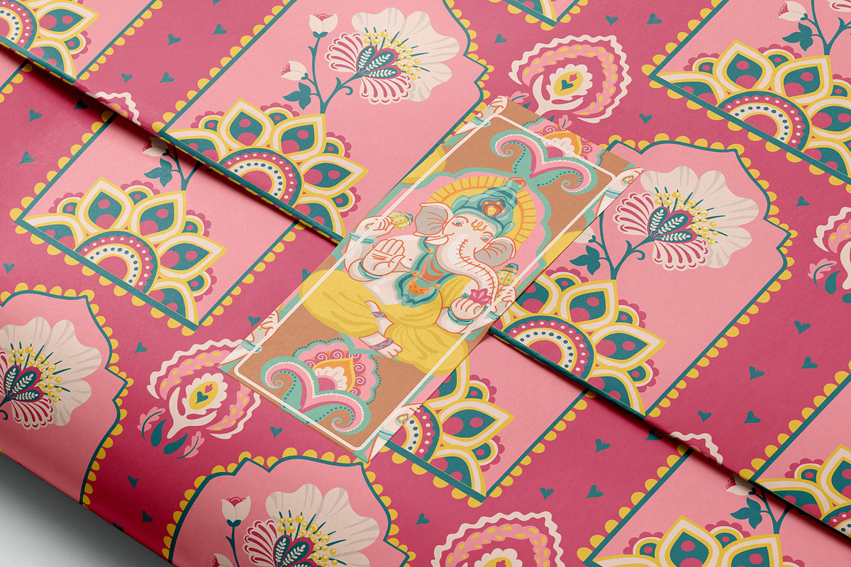 Indian vector patterns, a Pattern Graphic by Carpet Tapete Pretzel (Photo 10 of 25)