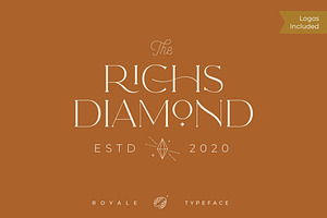 Royale Luxurious Typeface LOGOS