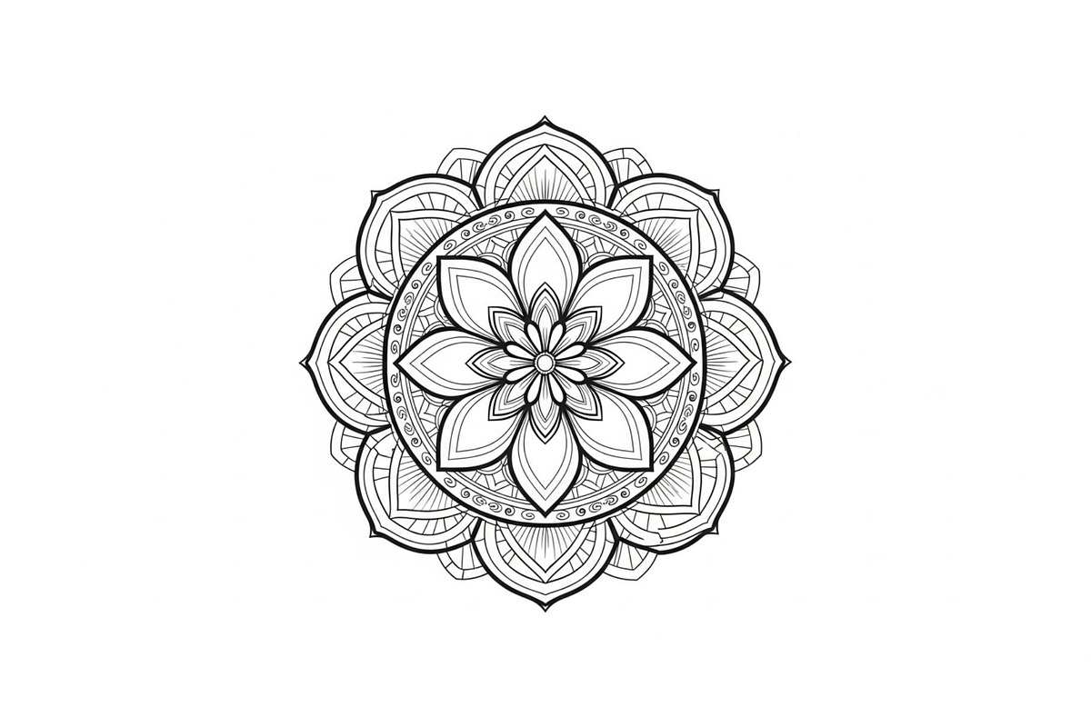 Mandala Flower SVG Bundle, an Illustration by Creativeshirt (Photo 2 of 31)