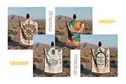 Woven Blanket Mockup Held-Up, a Mockup by Mockups Studio (Thumbnail 8 of 9)
