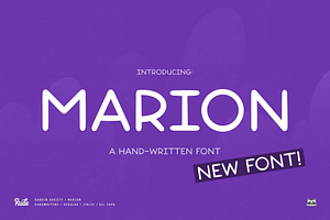 Marion Handwriting Font