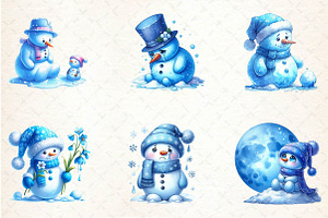 Depression Sad Snowman Clipart