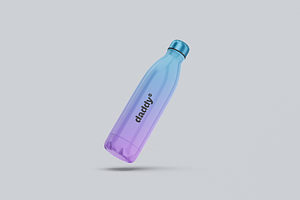 Stainless Steel Bottle Mockup