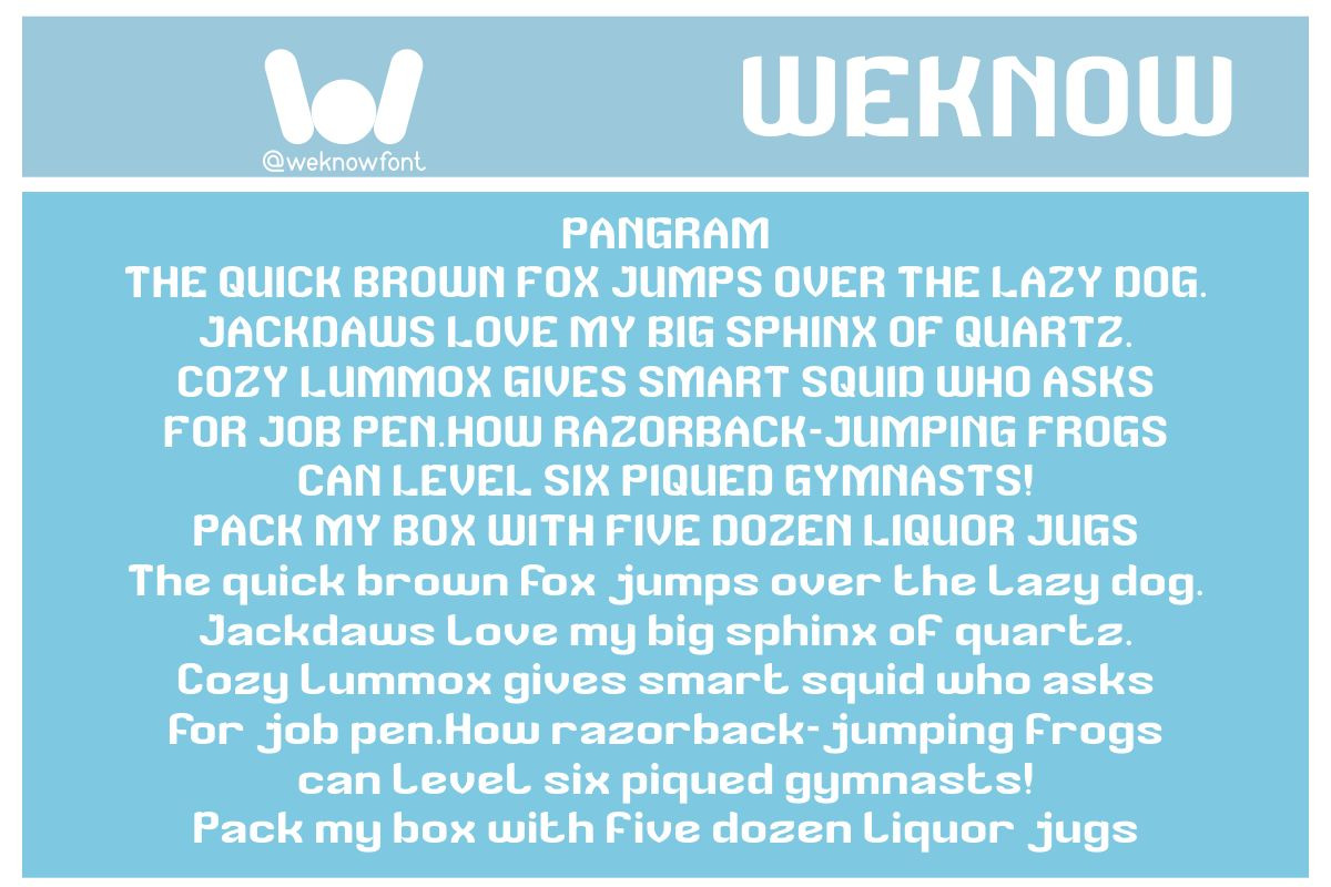 Creative Image font, a Sans Serif Font by weknow (Photo 6 of 8)