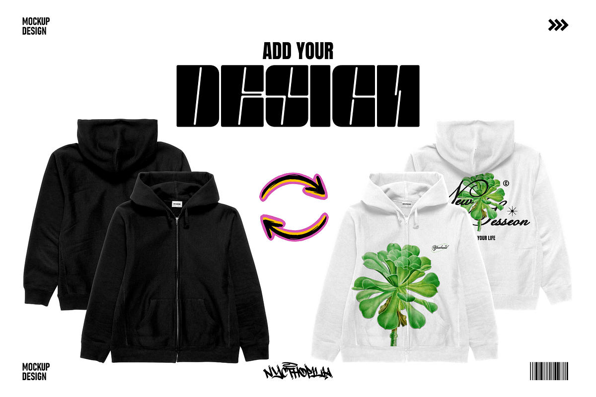 Clothing Mockup Realistic, a Hoody Mockup by NYCTHOPILIA STUDIO (Photo 6 of 8)