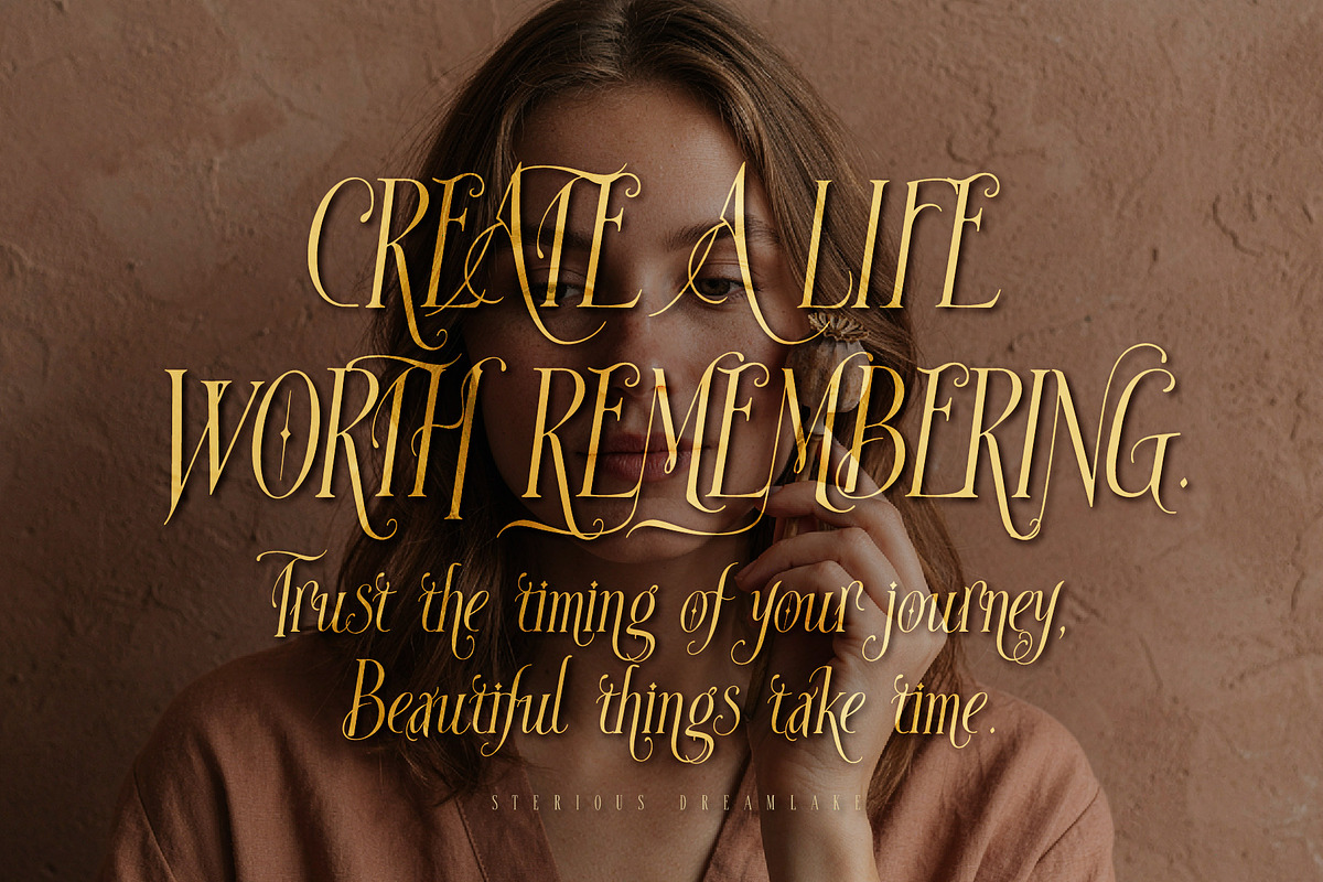 Sterious Dream - Timeless font Trio, a Handwritten Font by HypeWorksCo (Photo 21 of 42)