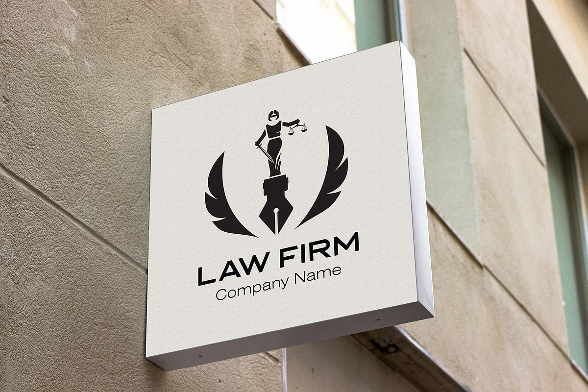 Editable Law Firm Logo Design, a Branding & Logo Template by YUDesignStore (Photo 5 of 7)