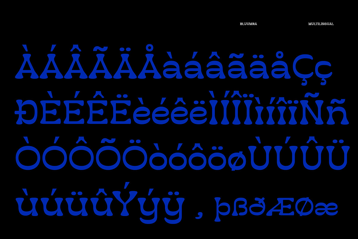 Bluumra - Playful Retro Pop Font, a Font by riff.type (Photo 6 of 10)