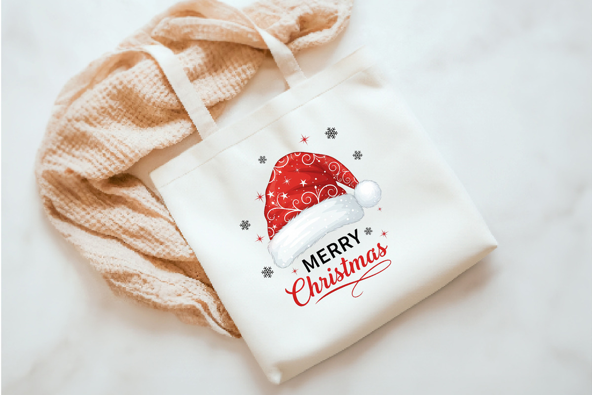 Merry Christmas Hat PNG, an Illustration by Watercolor design (Photo 3 of 3)