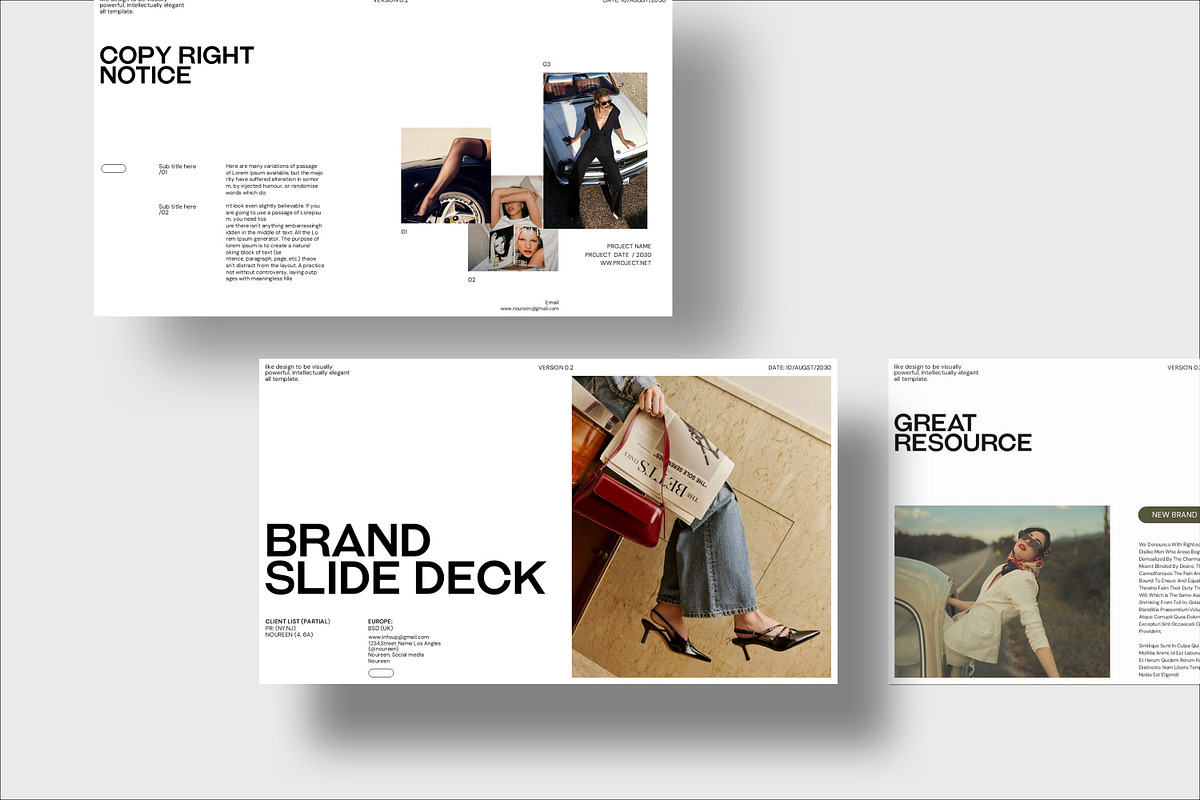 Noureen Slide Deck Presentation, a Presentation Template by evgenystudio (Photo 3 of 10)