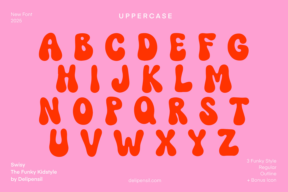 Swisy - Playful Rounded Sans Font, a Handwritten Font by delipensil (Photo 5 of 8)