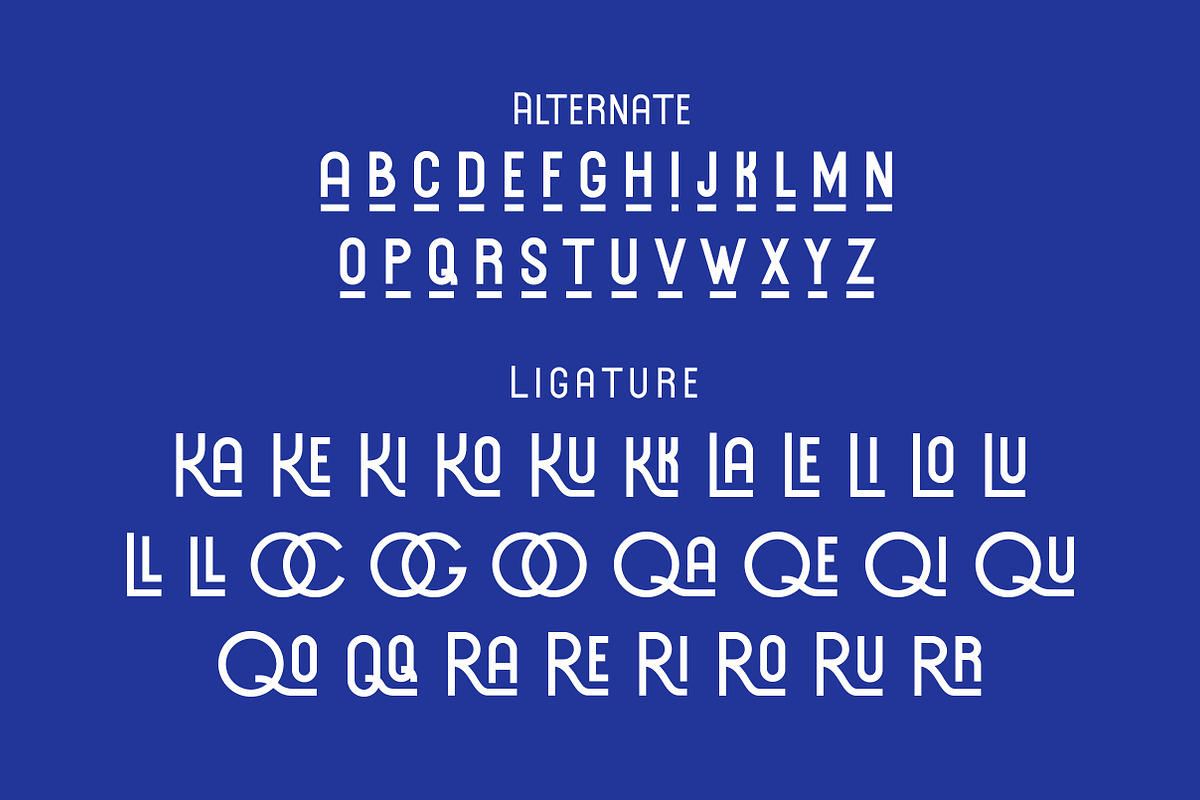 Forrest Gallery Modern Display Font, a Sans Serif Font by Lettertype Studio (Photo 13 of 15)