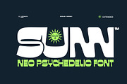 Fd- Sunn Neo Psychedelic Font, a Sans Serif Font by Fortunes Co (Thumbnail 1 of 12)