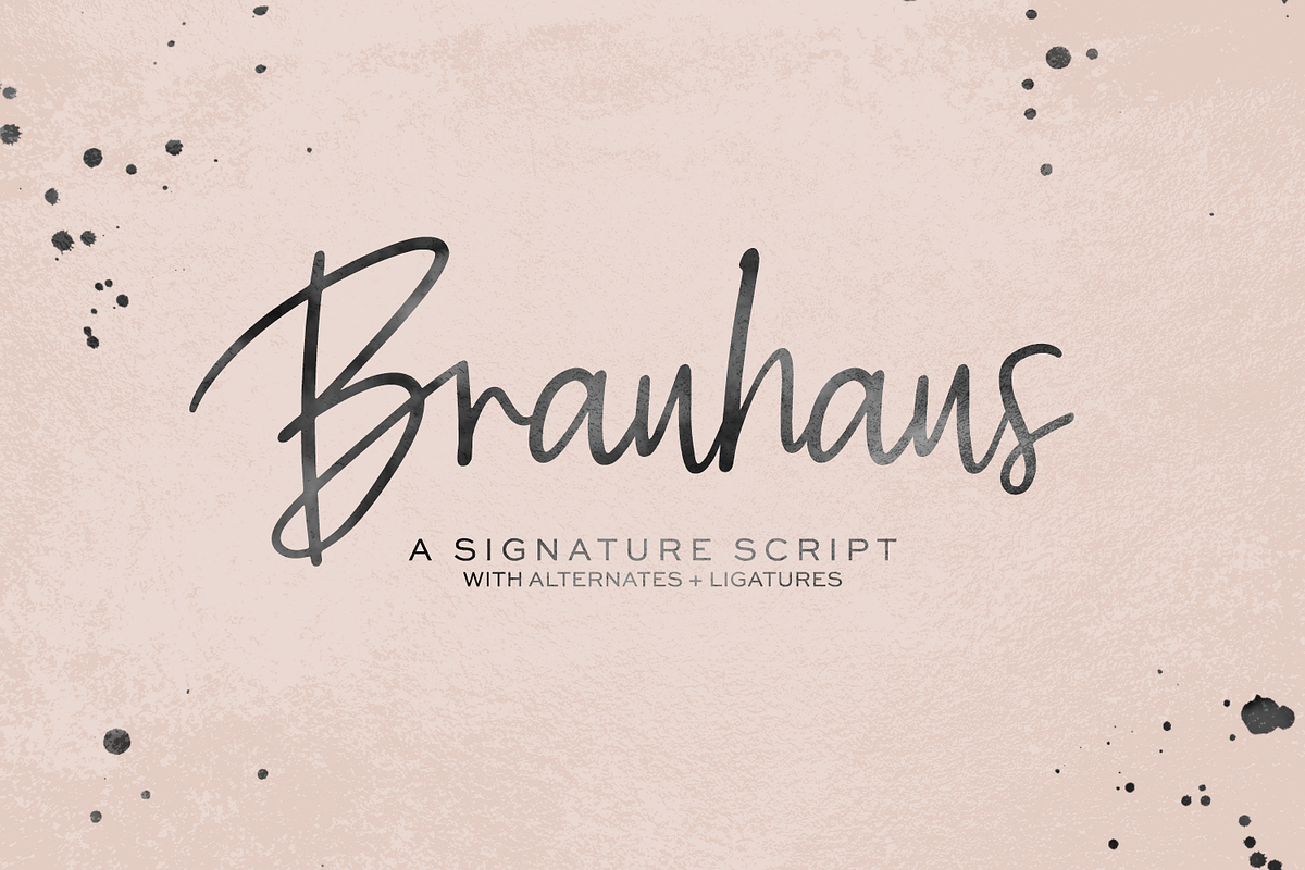 Brauhaus Signature Font