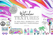 Groovy psychedelic textures kit, a Texture Graphic by AdenaJ (Thumbnail 1 of 16)