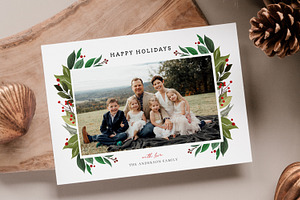 Christmas Card Template CD221