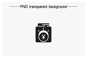 Yuan Money Glyph Icons Set, a Finance Illustration by Designfour (Thumbnail 6 of 7)
