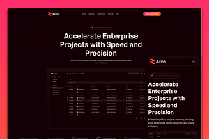 Axinn - SaaS Framer Template